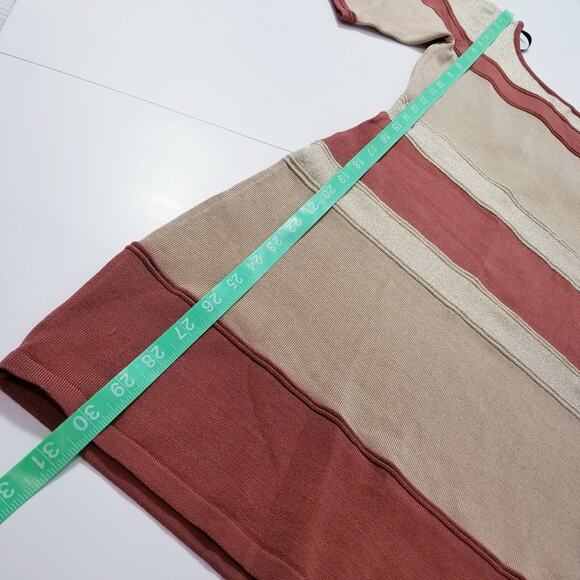 Bebe Shimmer Striped Knit Bodycon Mini Dress - Picture 7 of 11